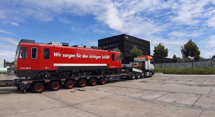 Modernisierung des Schienenschleiffahrzeuges der VAG Nürnberg