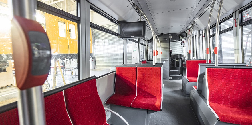 Nürnberger Trams zur Modernisierung in Leipzig